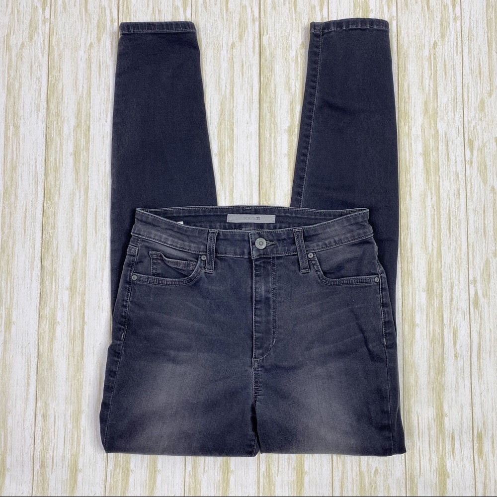 Joe’s Washed Black High Rise Skinny Ankle Denim Jeans